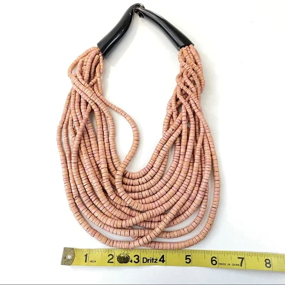Vintage GERDA LYNGGAARD MONIES Artisan 12 Strand Layered Statement Necklace - Picture 13 of 15